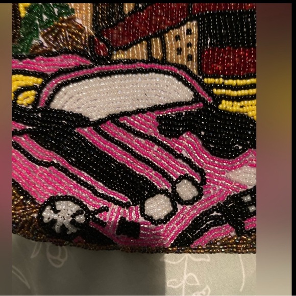 EUC Y&S Hand Beaded Handbag - Picture 3 of 9